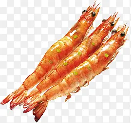 高清红色大虾海鲜
