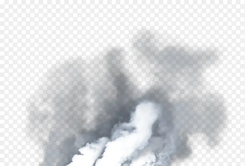 白色云雾图片