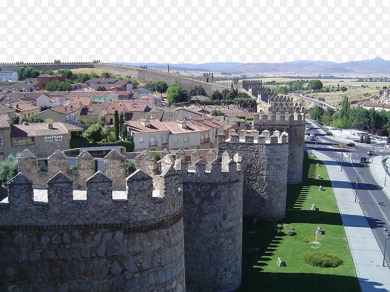 著名阿维拉古城墙