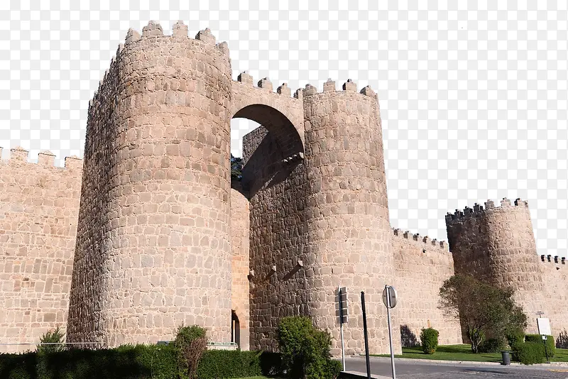 阿维拉旅游古城墙