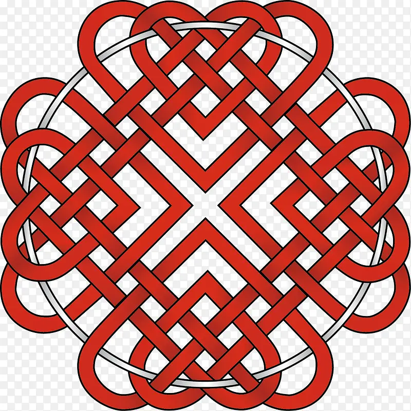 中国结 红心结