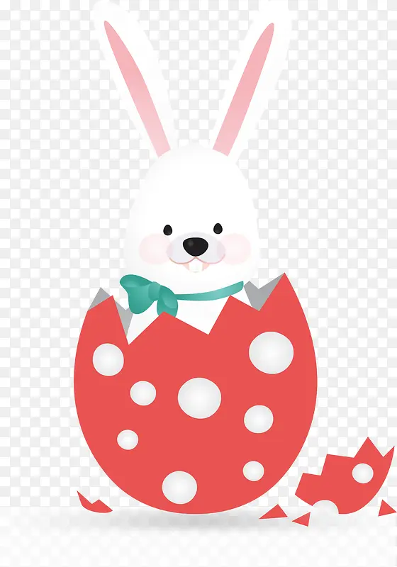 复活节彩蛋中的兔子
