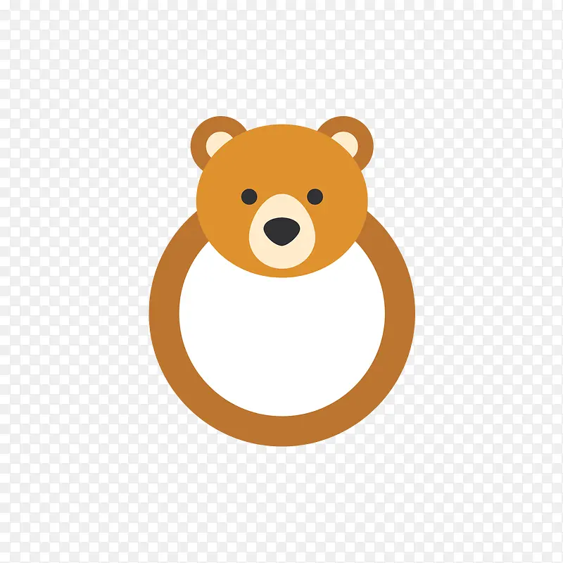 棕色小熊相框