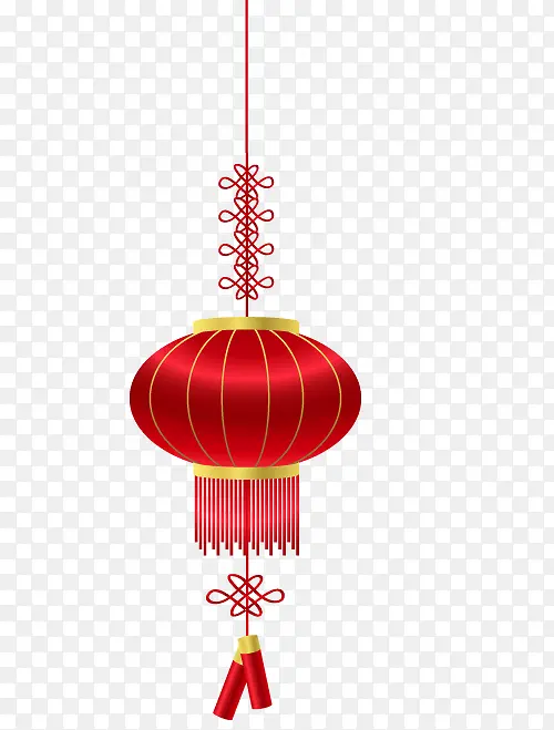 红黄色的中国风灯笼