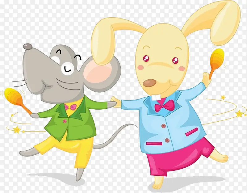 兔子和老鼠跳舞