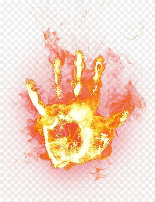 燃烧的手掌