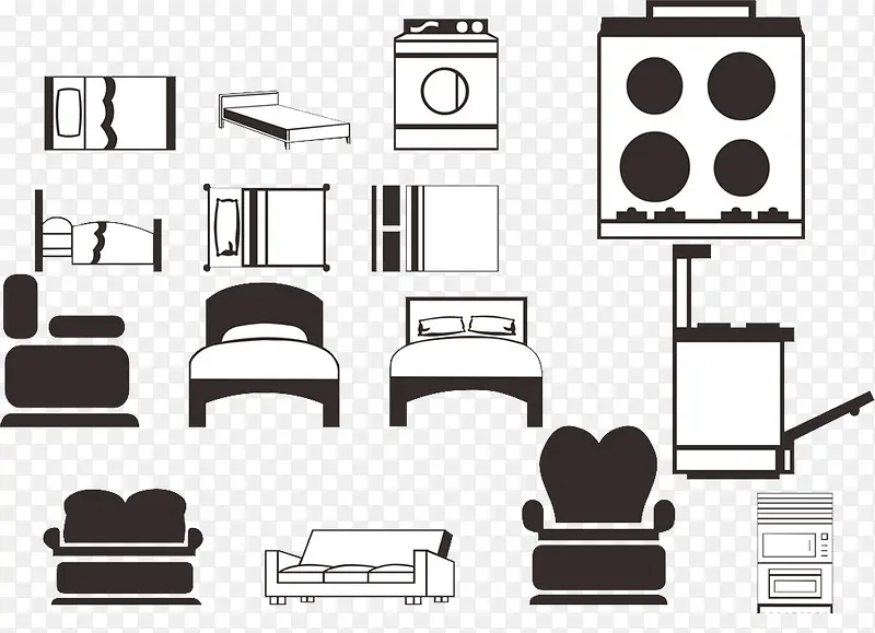 家具图标免抠素材