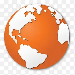 浏览器地球全球全球国际互联网橙