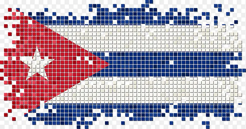 矢量古巴国旗