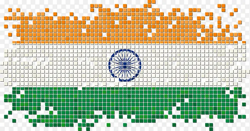 矢量印度国旗