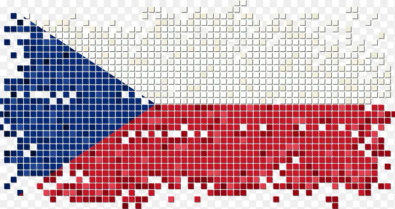 矢量捷克国旗