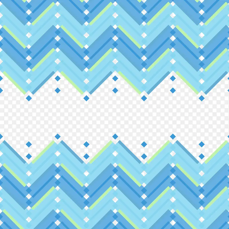蓝色三角形装饰矢量