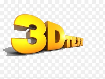 3DTEXT字母