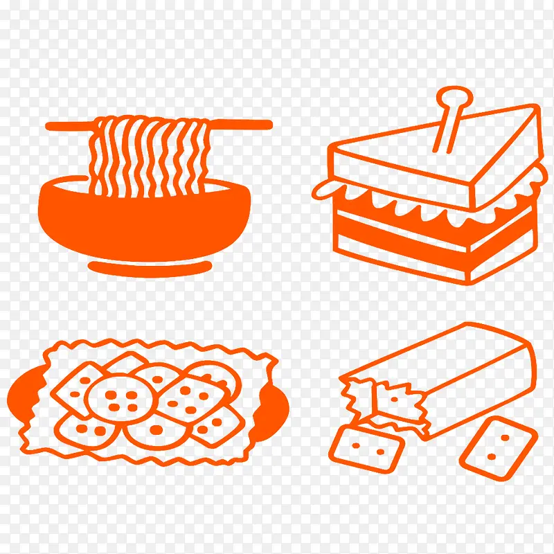 卡通蛋糕食品透明png