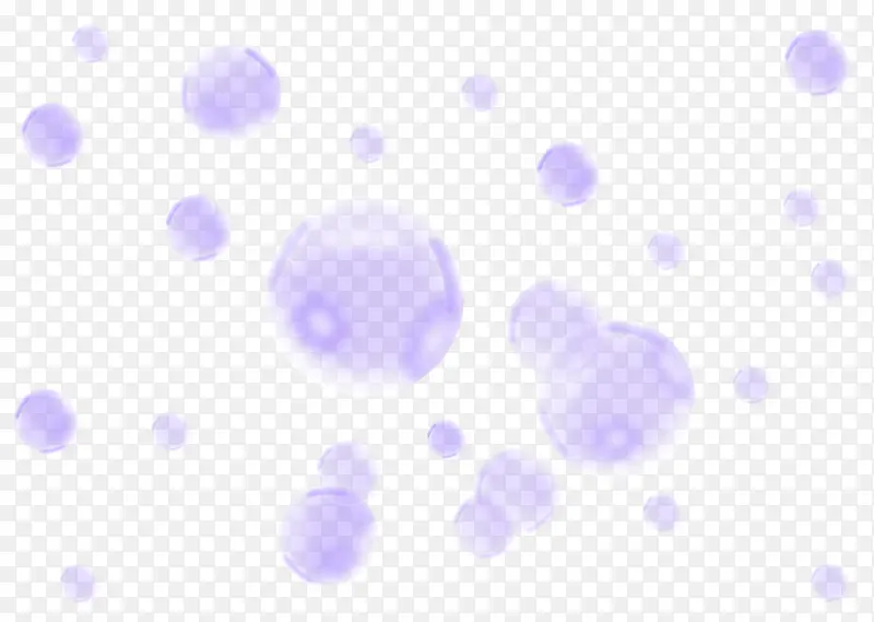 梦幻紫色泡泡