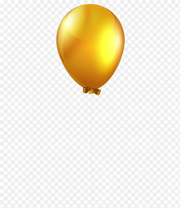 金色的气球