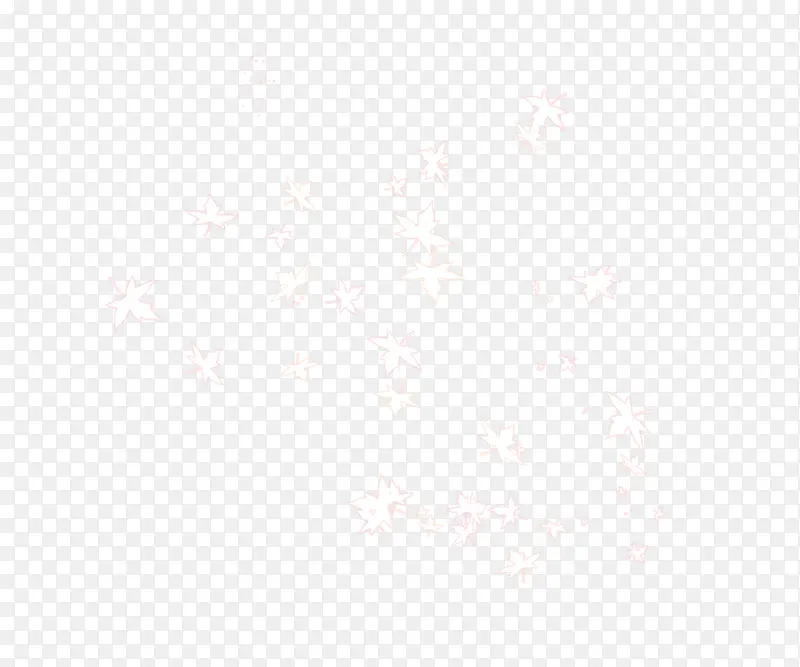 白色的枫叶