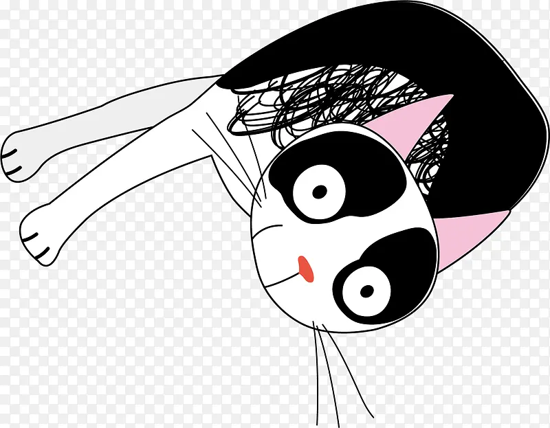 手绘 卡通 小猫咪