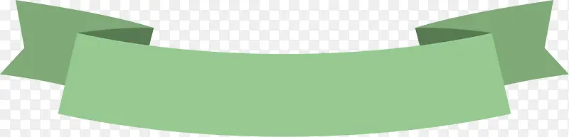 矢量图水彩绿色横幅