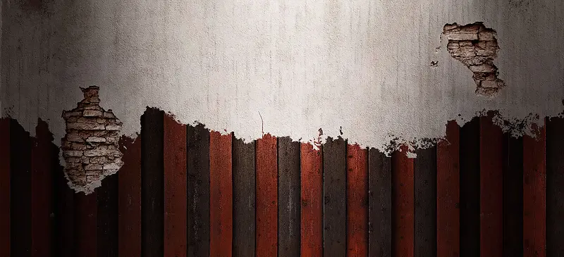 破旧掉漆墙皮海报背景
