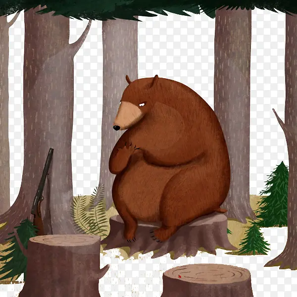 森林大棕熊