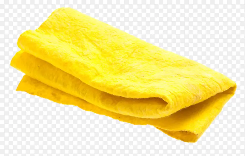 黄色清洁棉布