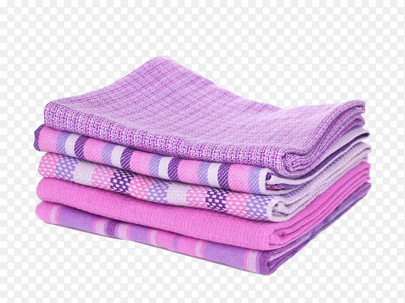紫色毛巾
