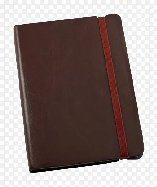 红棕色皮质笔记本
