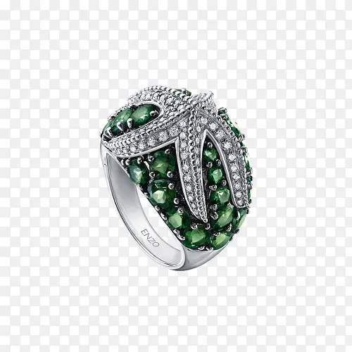 enzo绿宝石戒指