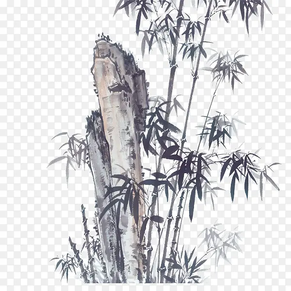 奇树怪石免抠素材