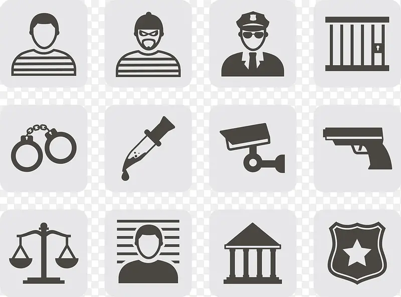 警察罪罚法院图标PNG图片素材下载_图片编号ybnvxvgy-免抠素材网