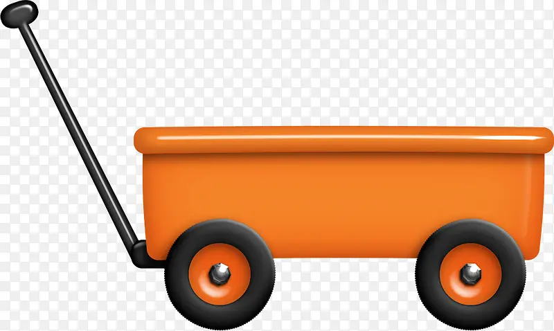 橙色手推车