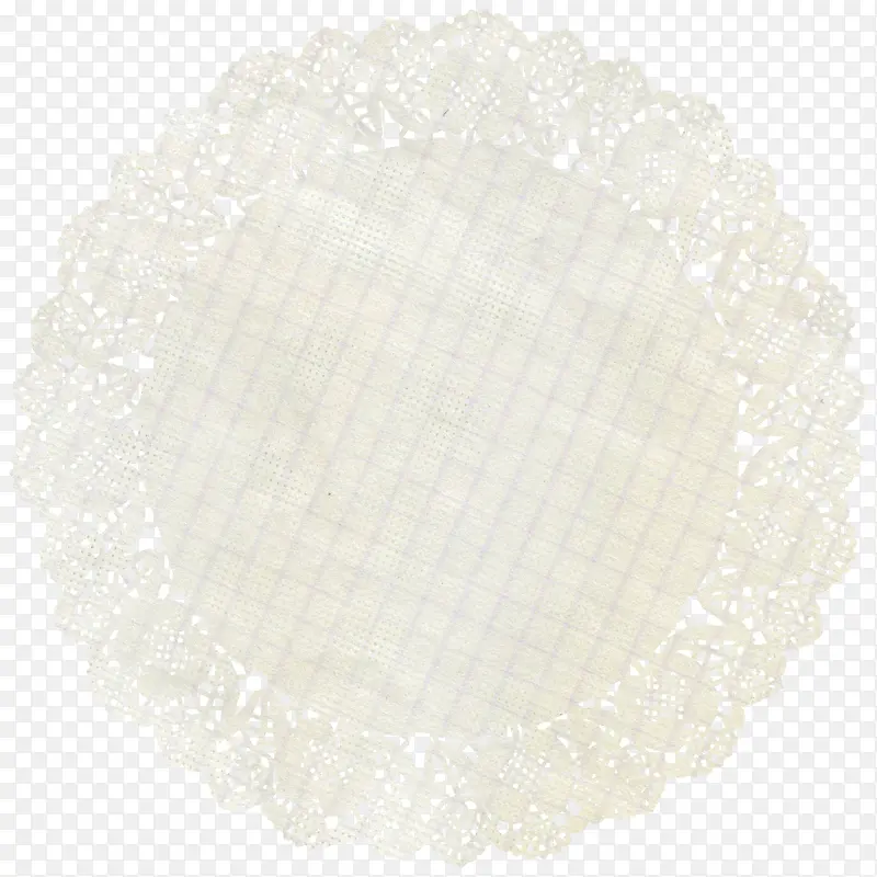 白色茶杯垫