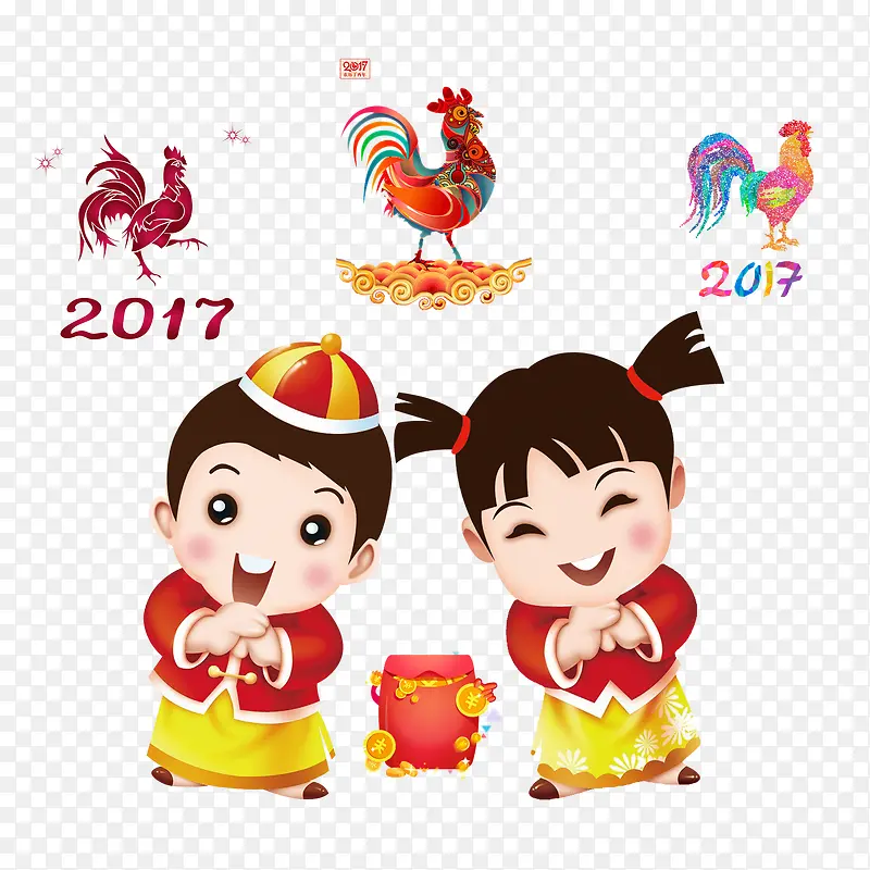 2017鸡年拜年