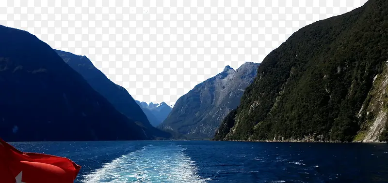 米尔福德峡湾风景图