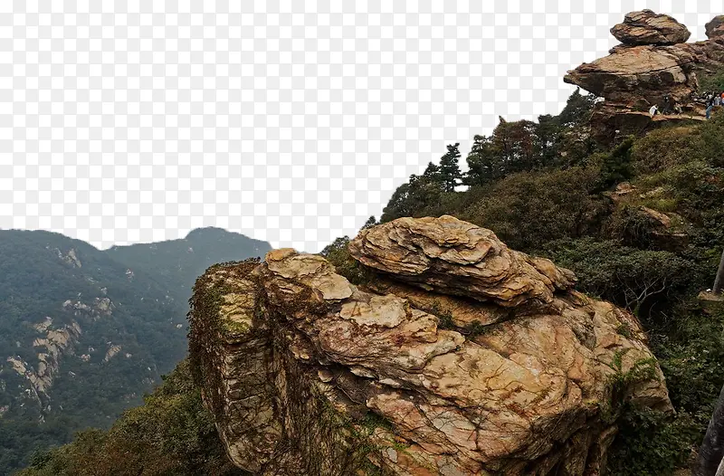 巨石远眺云台山