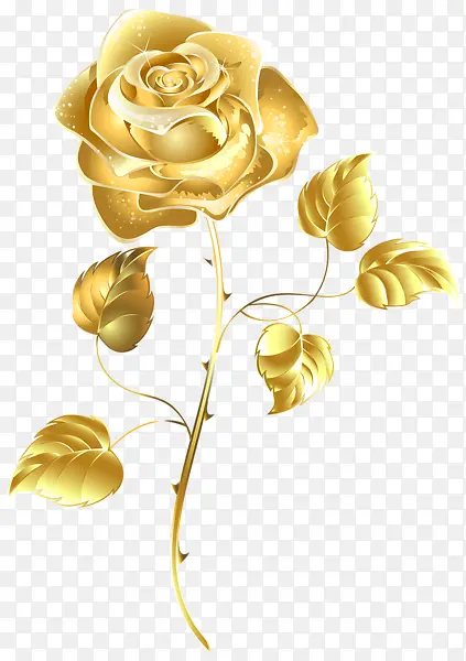 金箔玫瑰花