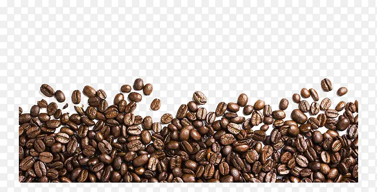 棕色的咖啡豆免抠素材