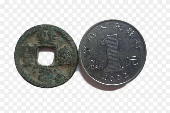 古老的钱币素材图片
