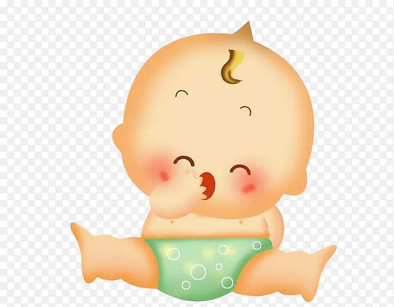坐着的孩子