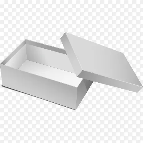 白色四边形包装盒