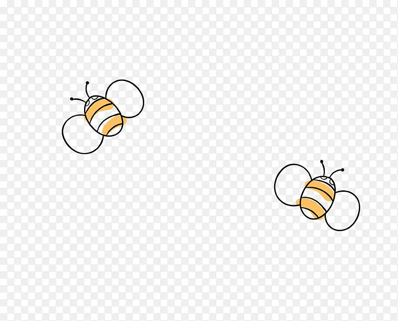 矢量蜜蜂装饰
