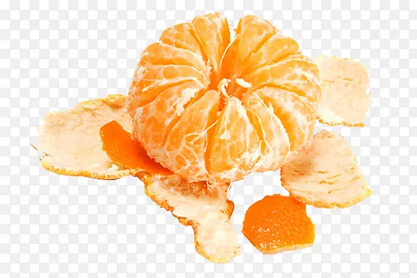 脱了皮的橘子