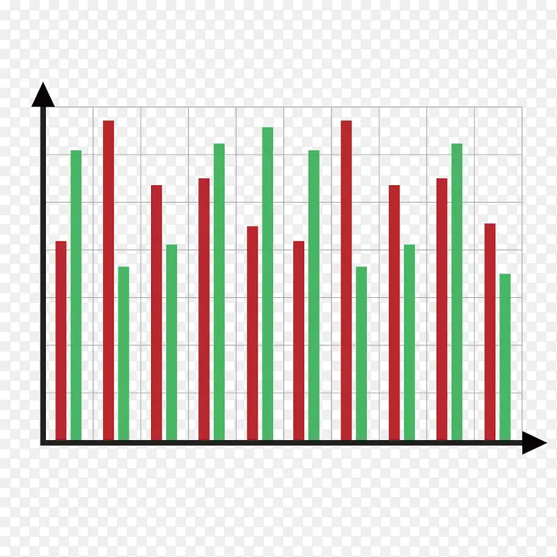 矢量网格条形图坐标轴