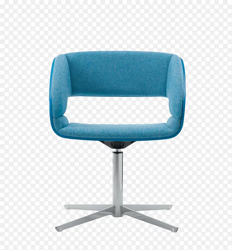 简约天蓝色装饰办公椅子