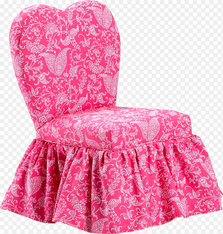 红色花纹欧式餐桌椅子