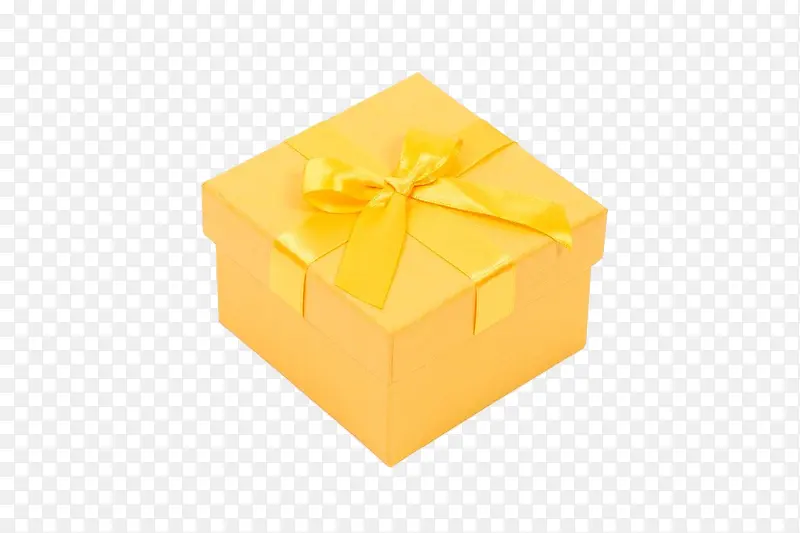黄色的礼品盒