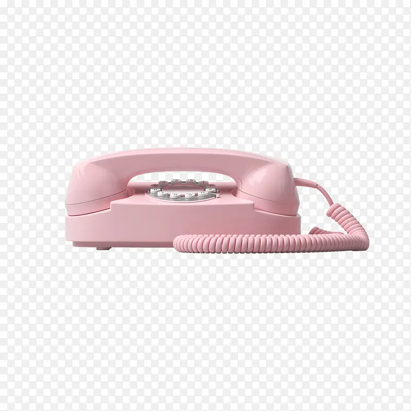 粉色电话机