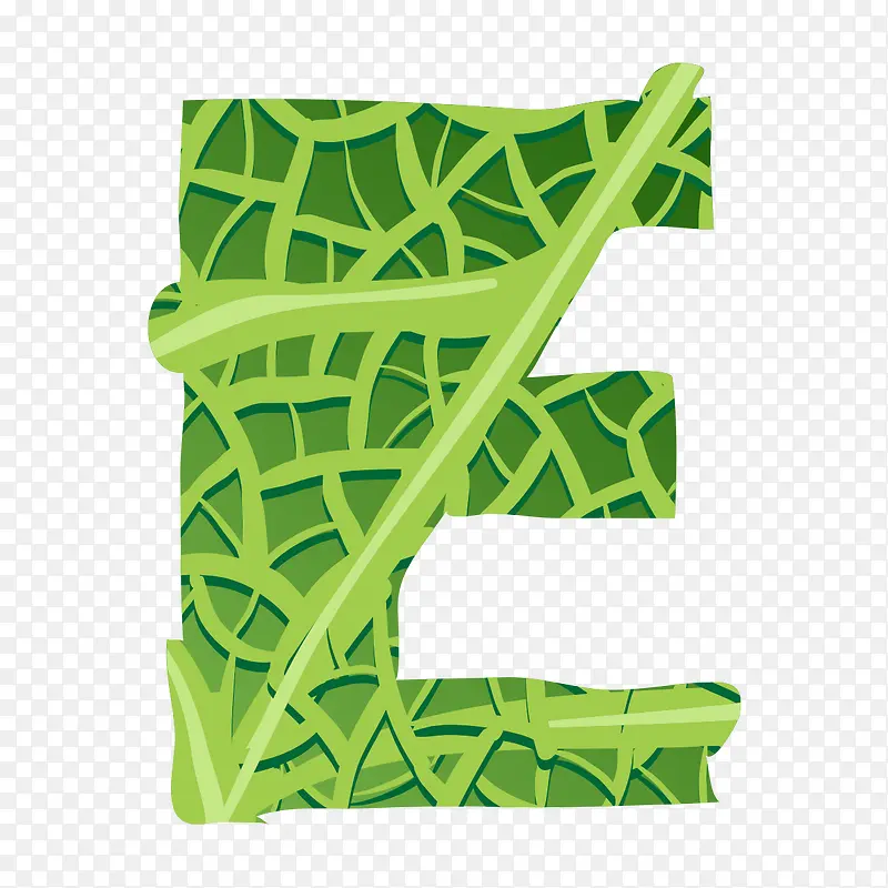 蔬菜字母E