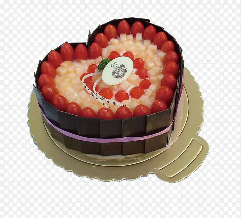 心形水果蛋糕